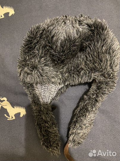 Шапка для мальчика зимняя с мехом