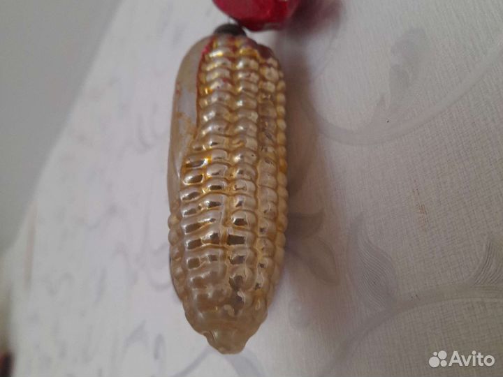 Елочная игрушка СССР кукуруза