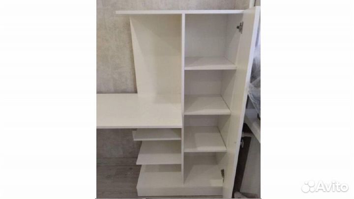 Стол компьютерный Квартет 6 Белый