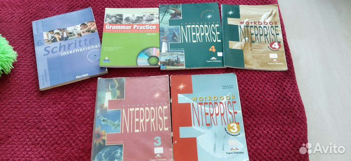 Учебники и рабочие тетради английский и немецкий