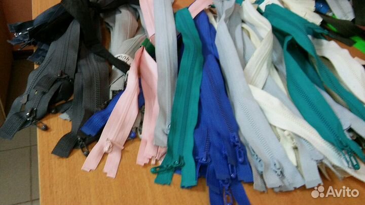 Молнии разьемные металлические и пластик