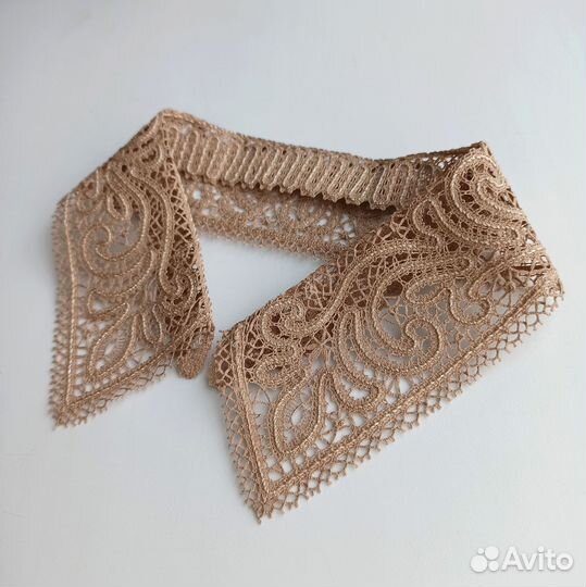Воротник кружевной на коклюшках шелковый