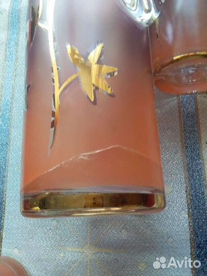 Кувшин стекло Чехия