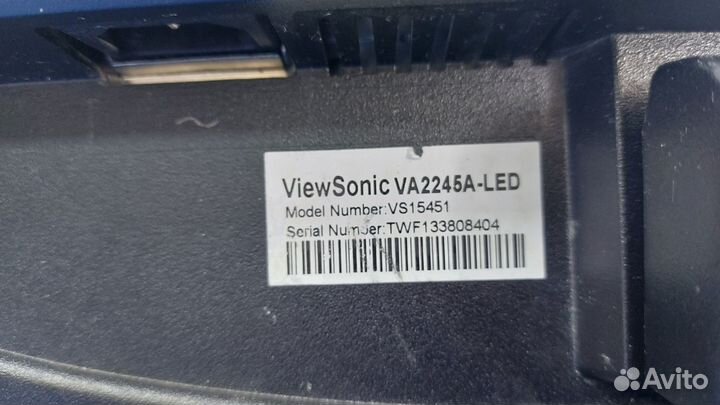 А) Монитор ViewSonic VA2245A-LED