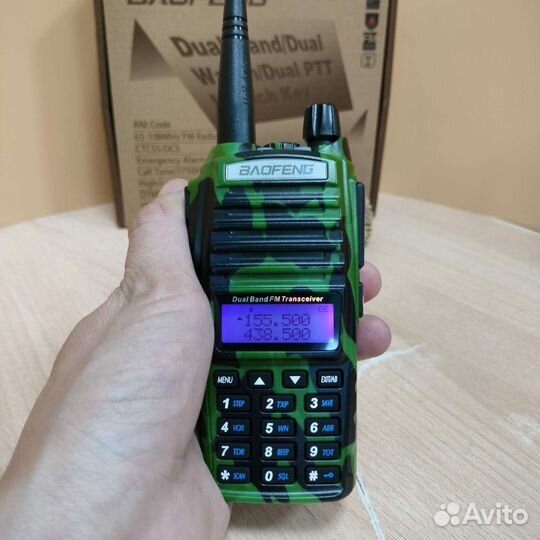 Рация Baofeng UV-82 камуфляжная с гаранитурой