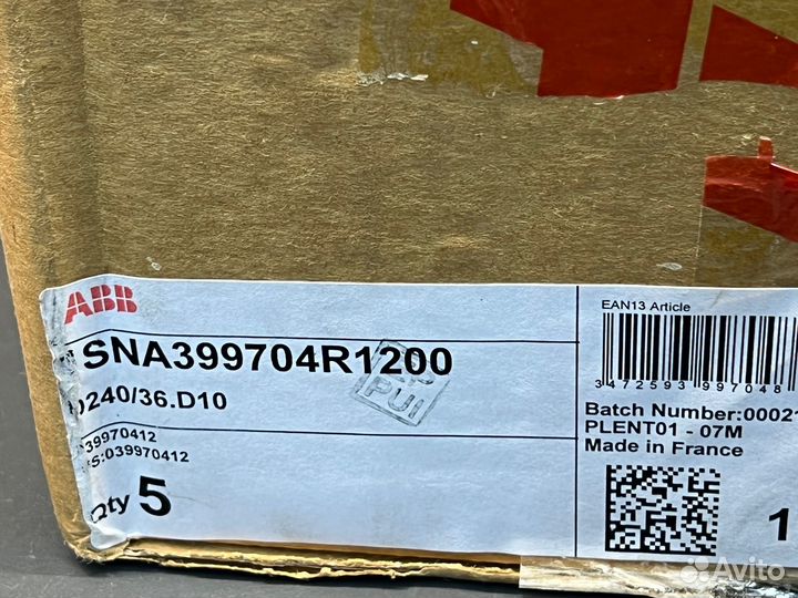 ABB 1SNA399704R1200 Клемма винтовая, новая, 28 шт