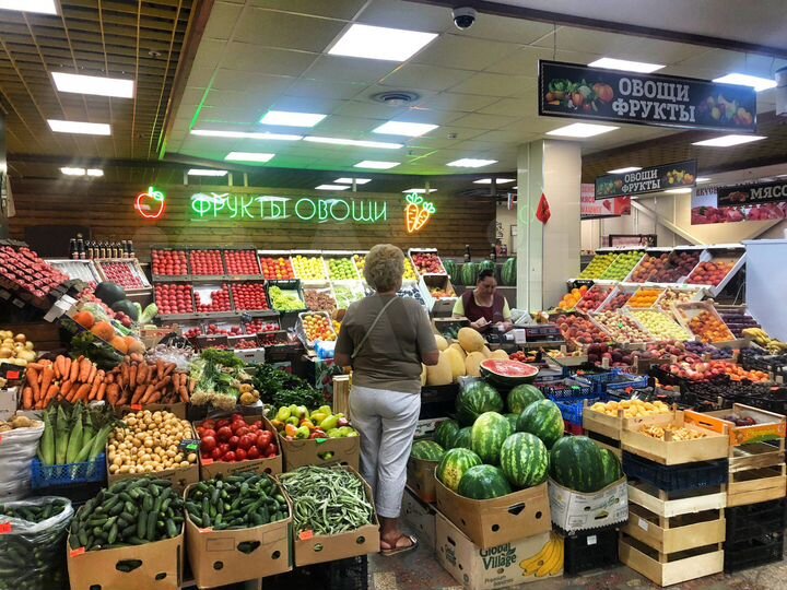 Место на продуктовом рынке под кулинарию 15 м.2