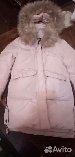 Пуховик для девочки 110