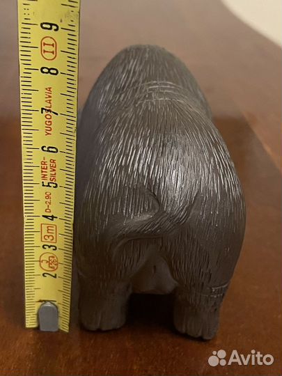 Фигурка свинки ручной работы из исинской глины