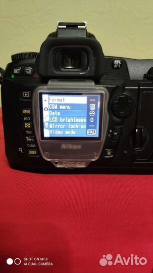 Фотоаппарат nikon D70s