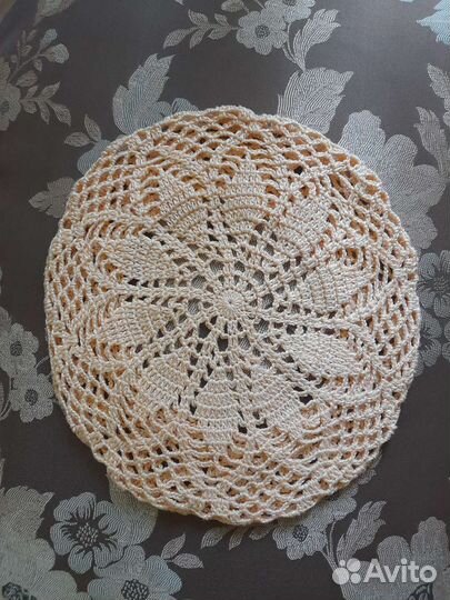 Летний ажурный берет