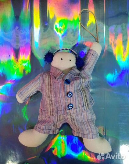 Кукла тильда Снеговик