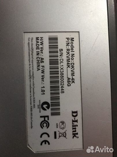 KVM переключатель D-Link dkvm-4K