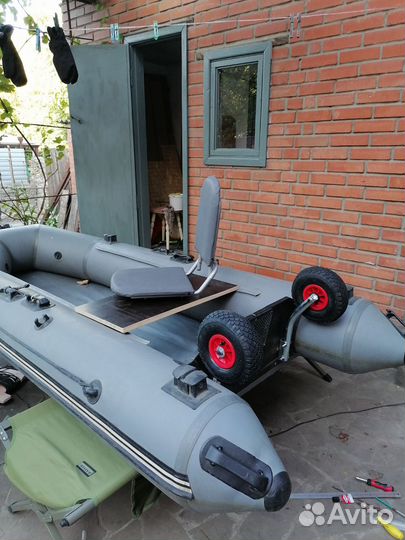 Надувная лодка пвх бу с мотором