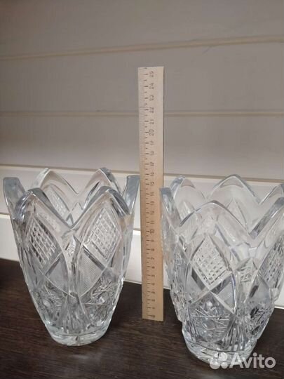 Кружки для пива. Ваза хрустальная СССР
