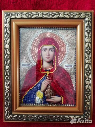 Иконы вышитые чешским бисером