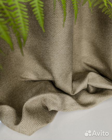 Шторы рогожка Орфей Бежевый