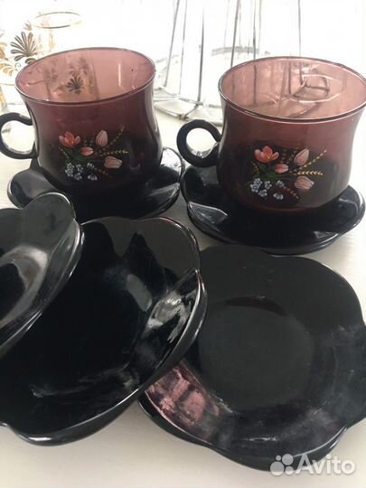 Бокалы фужеры рюмки