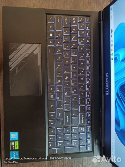 Ноутбук Gigabyte G5 KF i5 12500 rtx 4060