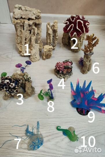 Декорации для аквариума