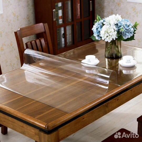 Скатерть гибкое стекло новое 100х120