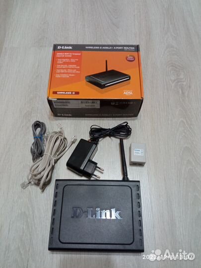 Маршрутизатор беспроводной D-Link DSL-2640U