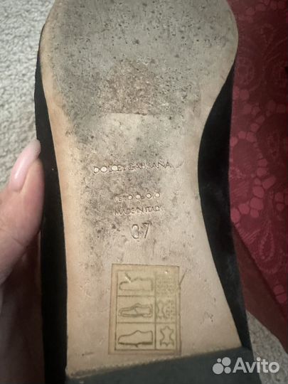 Dolce gabbana туфли 37 оригинал