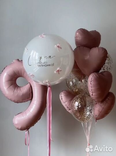 Воздушные гелиевые шары и букеты из шаров