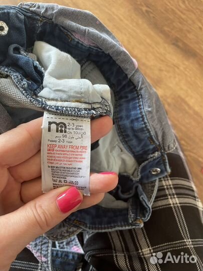 Комбинезон джинсы 92