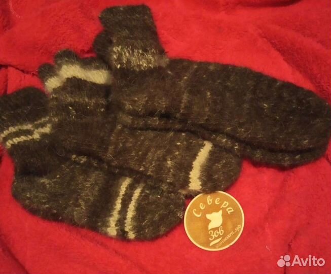 Прядение.Вязание собачьей шерсти