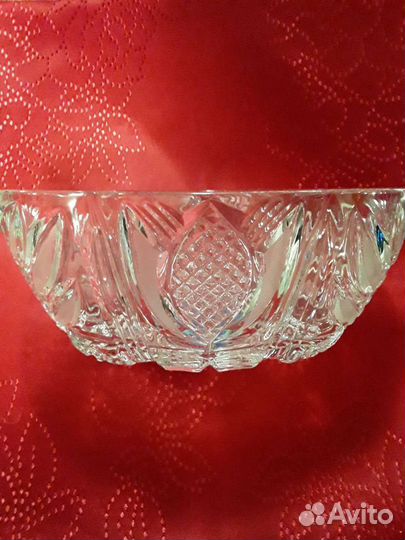 Ваза для фруктов, салатница.Хрусталь СССР