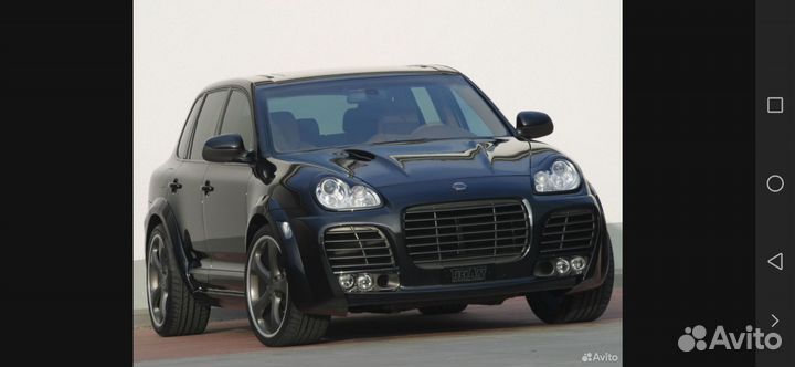 Бампер передний porsche cayenne 955 техарт