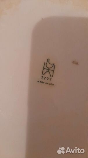 Блюдо большое Мадонна гдр