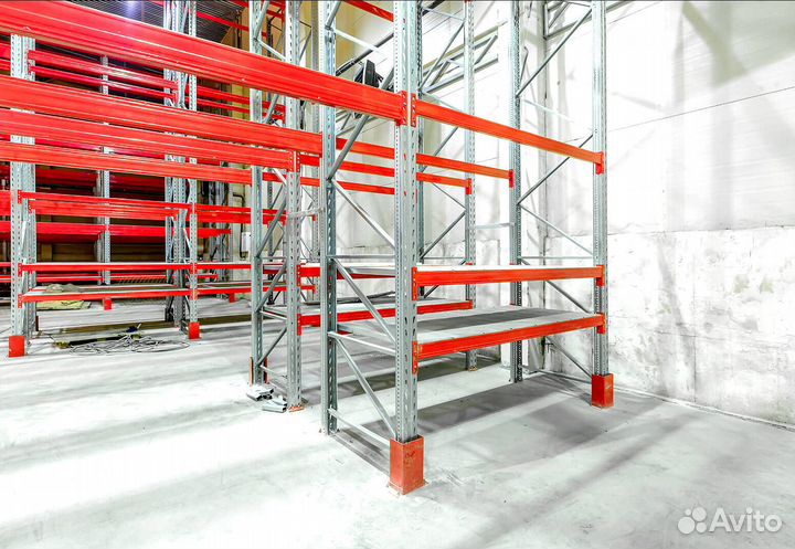 1. Стеллажи складские Стелкон б/у лот 1290