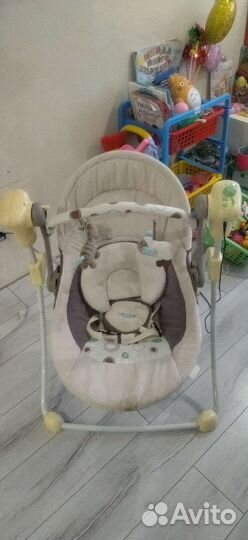 Детские качели шезлонг