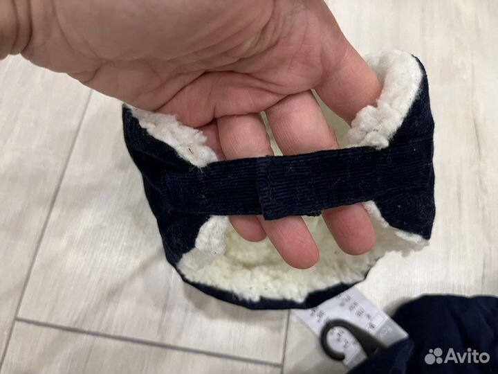 Комплект шапка и варежки детский