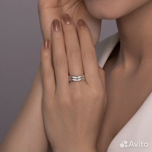 Кольцо sokolov из золота, 110265, р.17,5