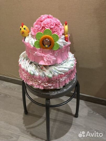 Торт из подгузников