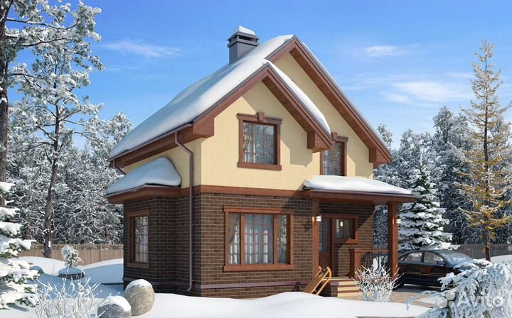 Домокомплект 99 кв.м Каркасный дом