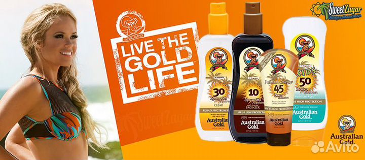 Australian Gold SPF солнцезащитные крема (США)
