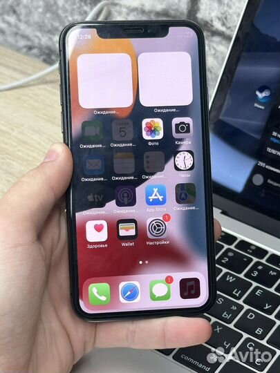 iPhone X 256 черный идеал