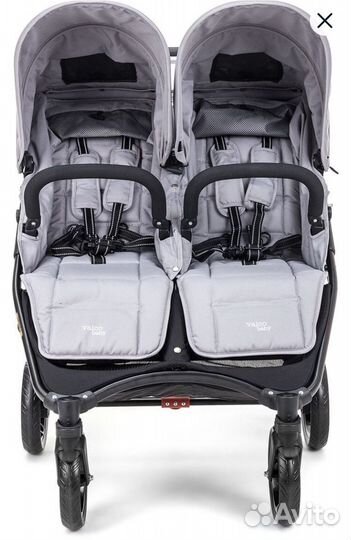 Коляска для двойни Valco Baby Snap Duo Cool Grey