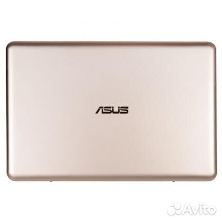 Задняя крышка матрицы (темное-серебристая) для ноу