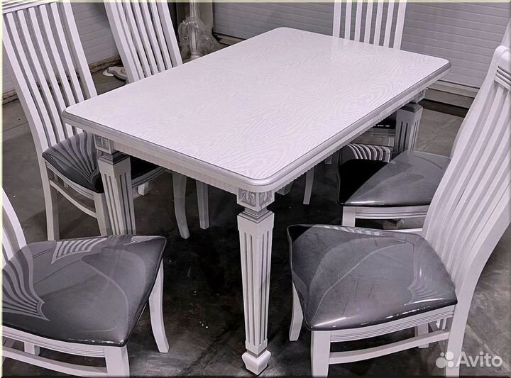 Стол обеденный овальный раздвижной