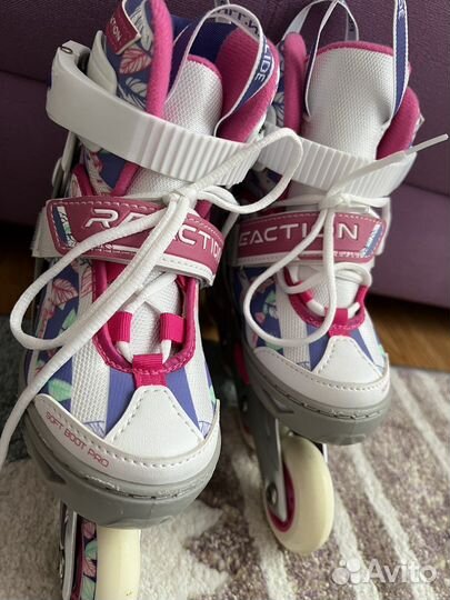 Роликовые коньки детские Reaction Rainbow