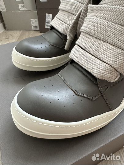 Rick Owens Geobasket Jumbo Lace Grey