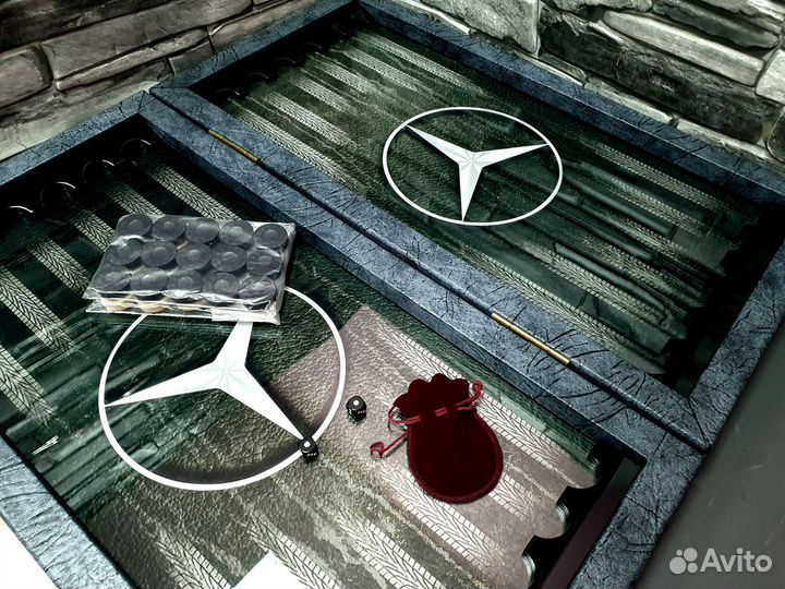 Нарды стеклянные