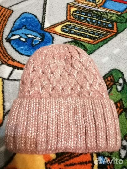 Шапка зимняя для девочки от 5 лет