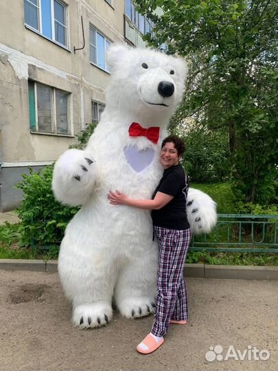 Белый мишка поздравление