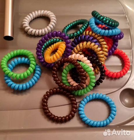 Резинка для волос,браслетик спиралькой